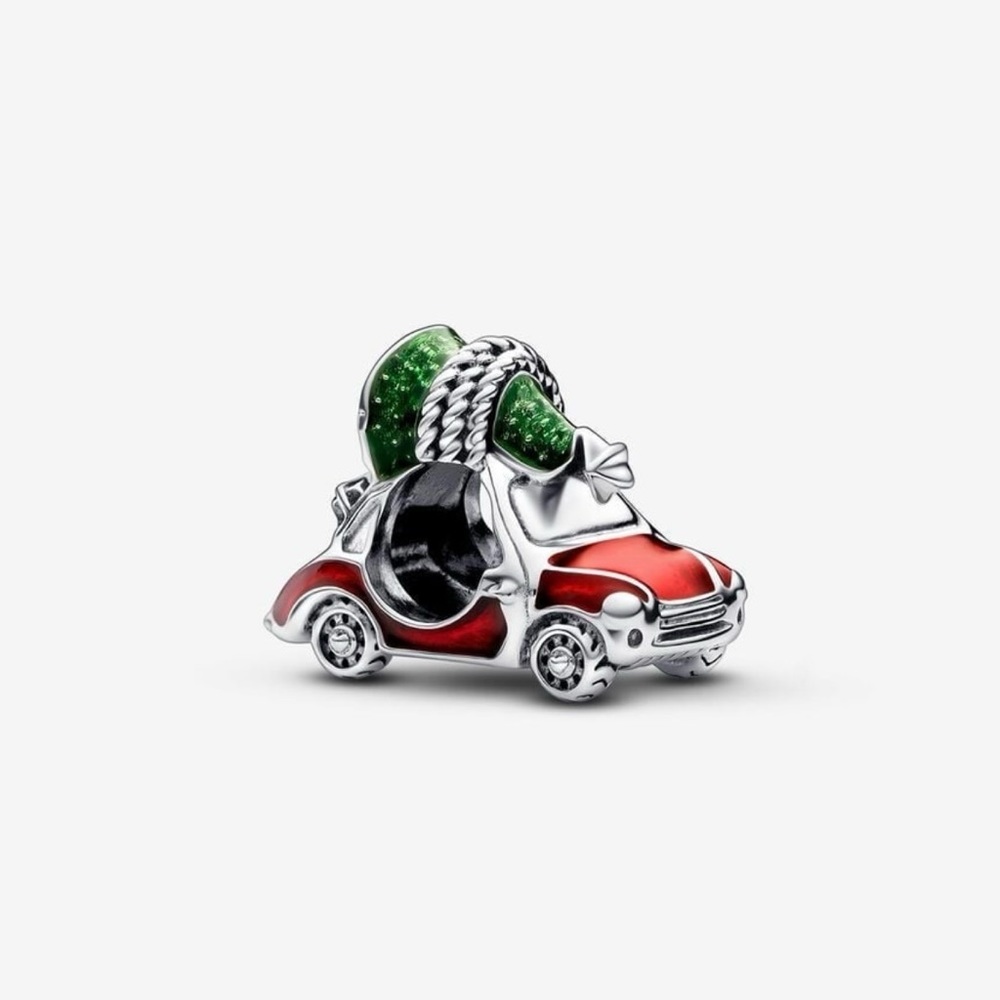 Brand New PANDORA Festive Car & Christmas Tree Charm - Picture 3 of 16